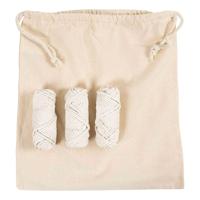 Creativ Company Hobbyset macramé, tas, wit, 1 doos - thumbnail