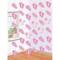 Hangdecoratie Geboorte Meisje - thumbnail