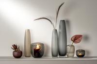 Leonardo Bellagio Vaas 9 cm antraciet - thumbnail