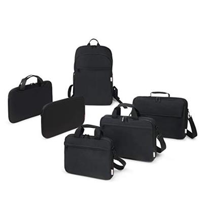Base XX by Dicota Clamshell laptoptas, voor laptops tot 15,6 inch, zwart - thumbnail