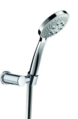 Hotbath Mate Handdoucheset wandsteun verstelbaar met handdouche en doucheslang chroom HDS2CR Hotbath Mate Handdoucheset wandsteun verstelbaar met handdouche en doucheslang chroom HDS2CR