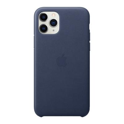 Apple leather case iPhone 11 Pro Midnight Blue
