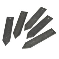 Leistenen plantenetiketten van natuurlijk leisteen 15x3cm 5 stuks Nature - Nature - thumbnail