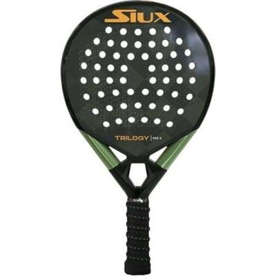 Padel Racket Siux Trilogy Pro 5 2025 Zwart Groen Donkergrijs EVA Padel Racket Siux Trilogy Pro 5 2025 Zwart Groen Donkergrijs EVA