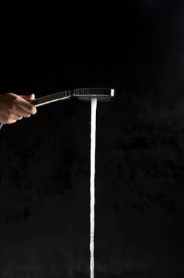 Ben Beam handdouche vierkant 12cm met 3 straalsoorten chroom Ben Beam handdouche vierkant 12cm met 3 straalsoorten chroom