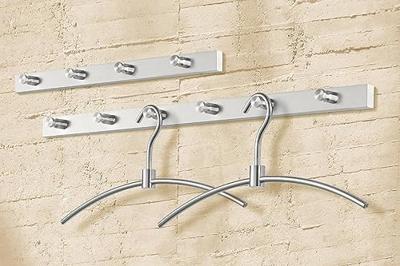 ZACK Accolo kapstok met 4 haken 40cm RVS-look - thumbnail