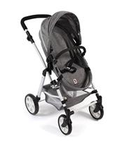 Combi-poppenwagen Nele - Grey Jeans - thumbnail