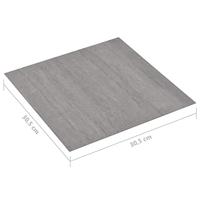 VidaXL Vloerplanken 20 st zelfklevend 1,86 m² pvc grijs gespikkeld - thumbnail