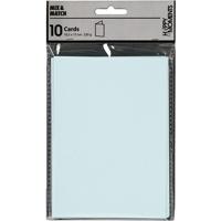 Creativ Company Kaarten lichtblauw 10,5x15cm, 10st. - thumbnail