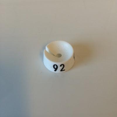 MB wit/zwart 92 voor op kledinghanger