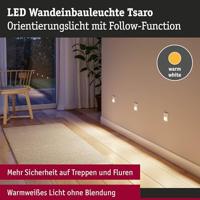 Paulmann 80000 LED Tsaro Wandinbouwarmatuur LED 1 W Chroom (mat) - thumbnail