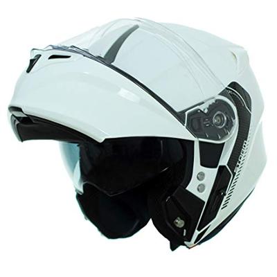 Axxis Helm storm solid glans wit m