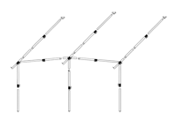 Dorema Frame Voortent Staal EasyGrip 25mm diepte 240 - thumbnail