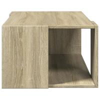 Salontafel 89,5x48x30 cm bewerkt hout sonoma eikenkleurig - thumbnail