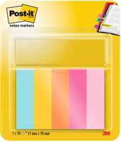 Markeerstrook post-it 670 15x50mm beachside | 6 stuks - thumbnail