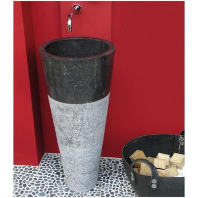 Wastafel Imso Lavabo Conico Nero Marmer 40x90cm Wastafel Imso Lavabo Conico Nero Marmer 40x90cm