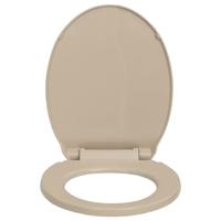Toiletbril soft-close ovaal beige - thumbnail