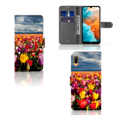 Huawei Y6 (2019) Hoesje Tulpen Huawei Y6 (2019) Hoesje Tulpen