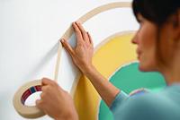 tesa KURVEN 56533-00001-02 Maskeertape Beige (l x b) 25 m x 25 mm 1 stuk(s) - thumbnail