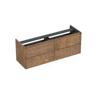 Onderkast Forzalaqua Reno 160x51x60 cm 4 Lades Softclose Eiken Castle Brown Forzalaqua - thumbnail
