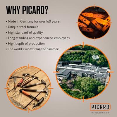 Picard Nr.600S Lathamer met gladde kop 600g - 0060000 - thumbnail