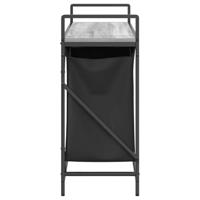 Wasmand 2 vakken met plank grijs sonoma eiken - thumbnail