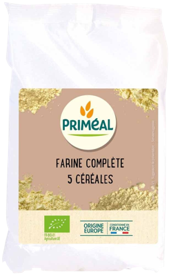 Primeal Volkoren 5-granenmeel bio 1 Kilogram Primeal Volkoren 5-granenmeel bio 1 Kilogram