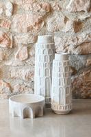 Vaas Home ESPRIT Wit Hars 15 x 15 x 41 cm - thumbnail