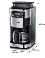 Severin KA4810 Koffiezetapparaat 1.4L 1000W Zwart - thumbnail