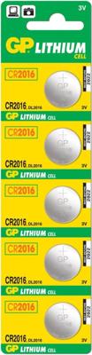 GP GP CR2016 lithium 3Volt blister 5 - 3212342 GP GP CR2016 lithium 3Volt blister 5 - 3212342