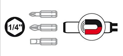 Connex Magneetschroevendraaier Voor Bits - COXT973212