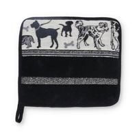 Bunzlau Castle Bunzlau Castle Dogs pannenlap 23x19 Black - thumbnail