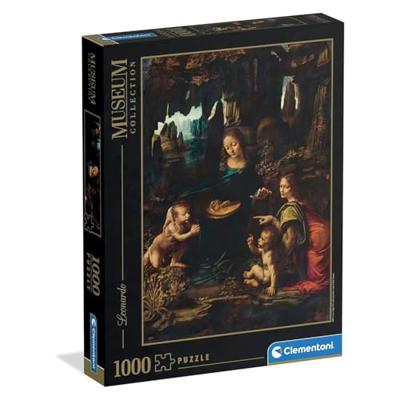 Clementoni legpuzzel kunstwerken madonna in de grot, 1000st.