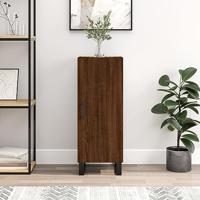 Dressoir 34,5x34x90 cm bewerkt hout bruin eikenkleur - thumbnail