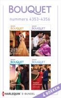 Bouquet e-bundel nummers 4353 - 4356 - Lucy Monroe, Melanie Milburne, Heidi Rice, Marcella Bell - ebook - thumbnail