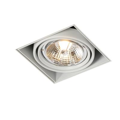 QAZQA Inbouwspot wit GU10 AR70 trimless - Oneon QAZQA Inbouwspot wit GU10 AR70 trimless - Oneon