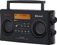 Sangean DPR-26 BT Transistorradio DAB+, VHF (FM) AUX, Bluetooth Acculaadfunctie Zwart - thumbnail