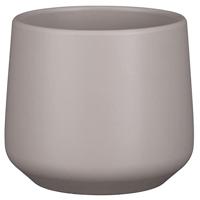 Pot amber d15.5h14cm taupe mat - thumbnail