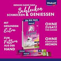 VITAKRAFT Cat Liquid-Snack with beef and chicken - Kattensnoepje - 16 x 15g - thumbnail