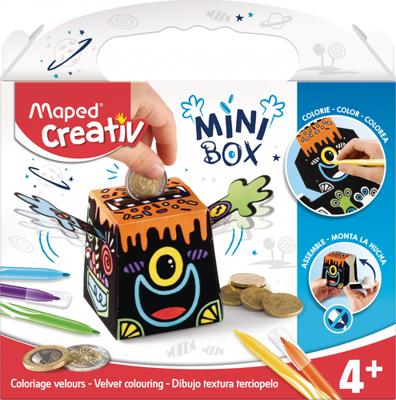 Joustra Maped creatief fluweel kleuren en maak een spaarpot