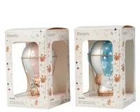 Decoris kerstornament glas ballon 12.5cm - thumbnail