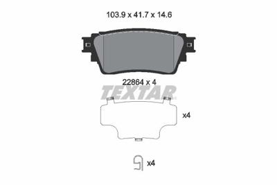 Remblokkenset, schijfrem 2286401