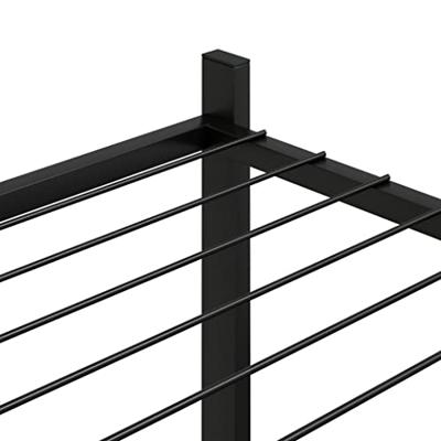 Bloemenstandaard 83x25x100 cm ijzer zwart Bloemenstandaard 83x25x100 cm ijzer zwart