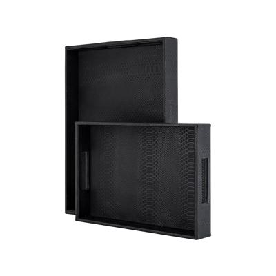 Richmond Dienblad 'Blane' Croco, Set van 2 stuks