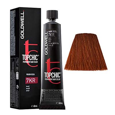 Goldwell Topchic Permanent Hair Color Haarverf 7KR Copper Gold 60ml