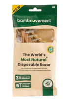 Bamboovement Scheermesjes - biocomposiet - 5st - thumbnail