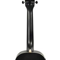 Kala Jazz Tenor Ukulele Metallic Black met soft-case - thumbnail