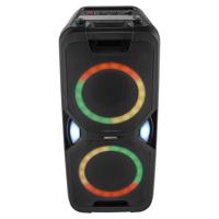 MEDION P67038 partygeluidssysteem (partyluidsprekers, karaoke, batterij, FM-radio, Bluetooth 5.0, compact systeem, 2x 220 watt, gekleurde LED, USB, AUX, 2x microfoonaansluiting) - thumbnail