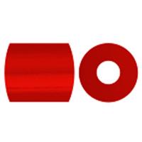 NABBI Strijkkralen, afm 5x5 mm, gatgrootte 2,5 mm, medium, lichtrood (32225), 1100 stuk/ 1 doos - thumbnail
