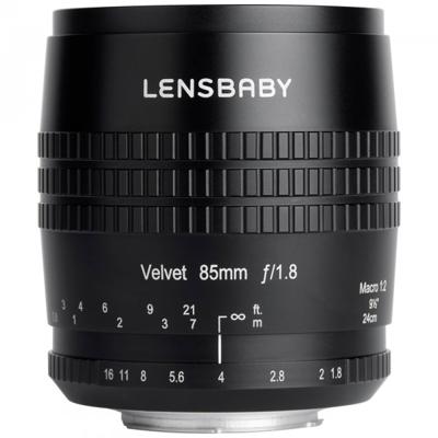 Lensbaby Velvet 85 zwart Canon
